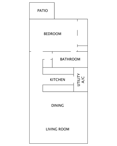 One-Bedroom Apartment Floor Plan